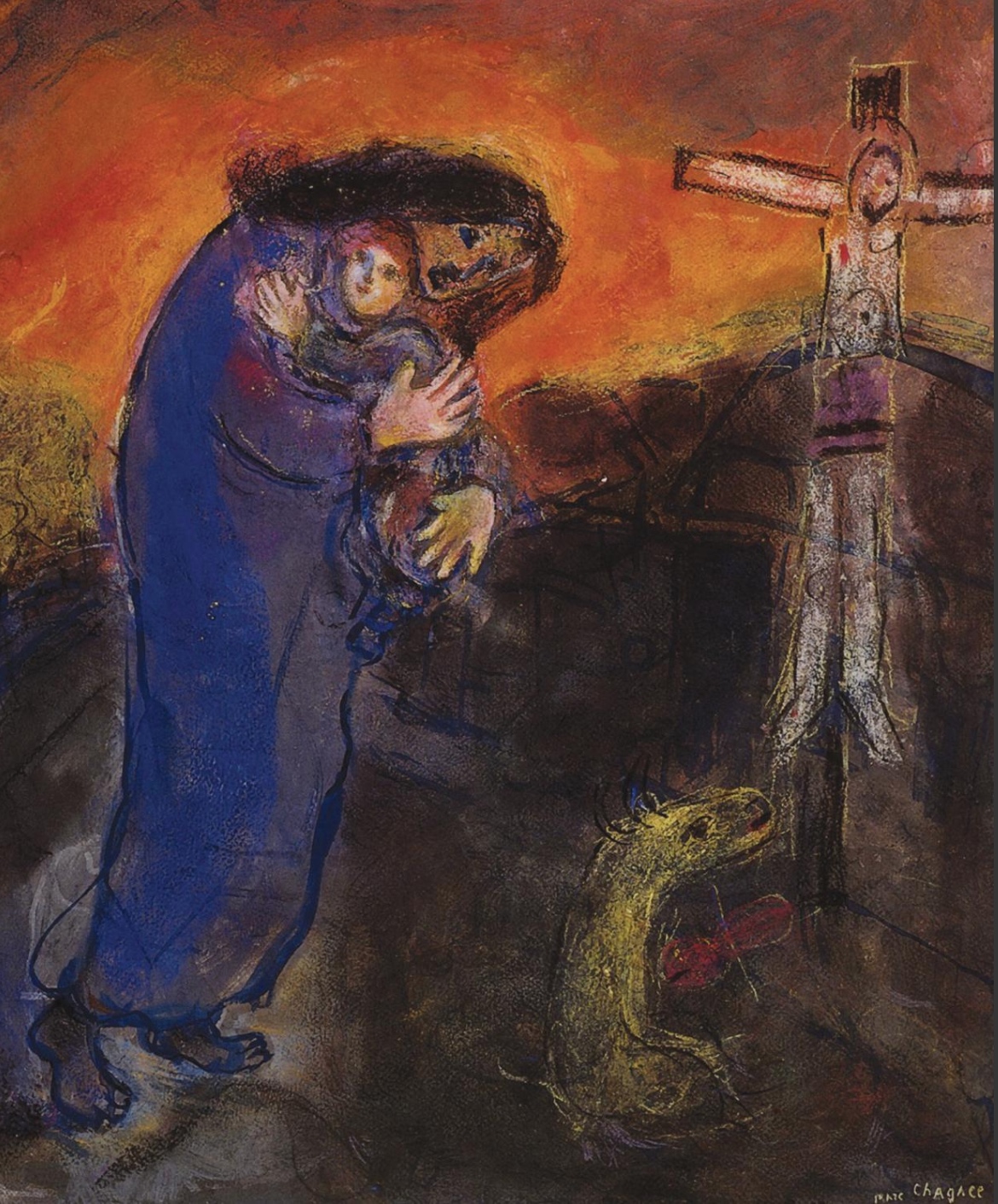 Crucifixion_Mexicaine_Chagall